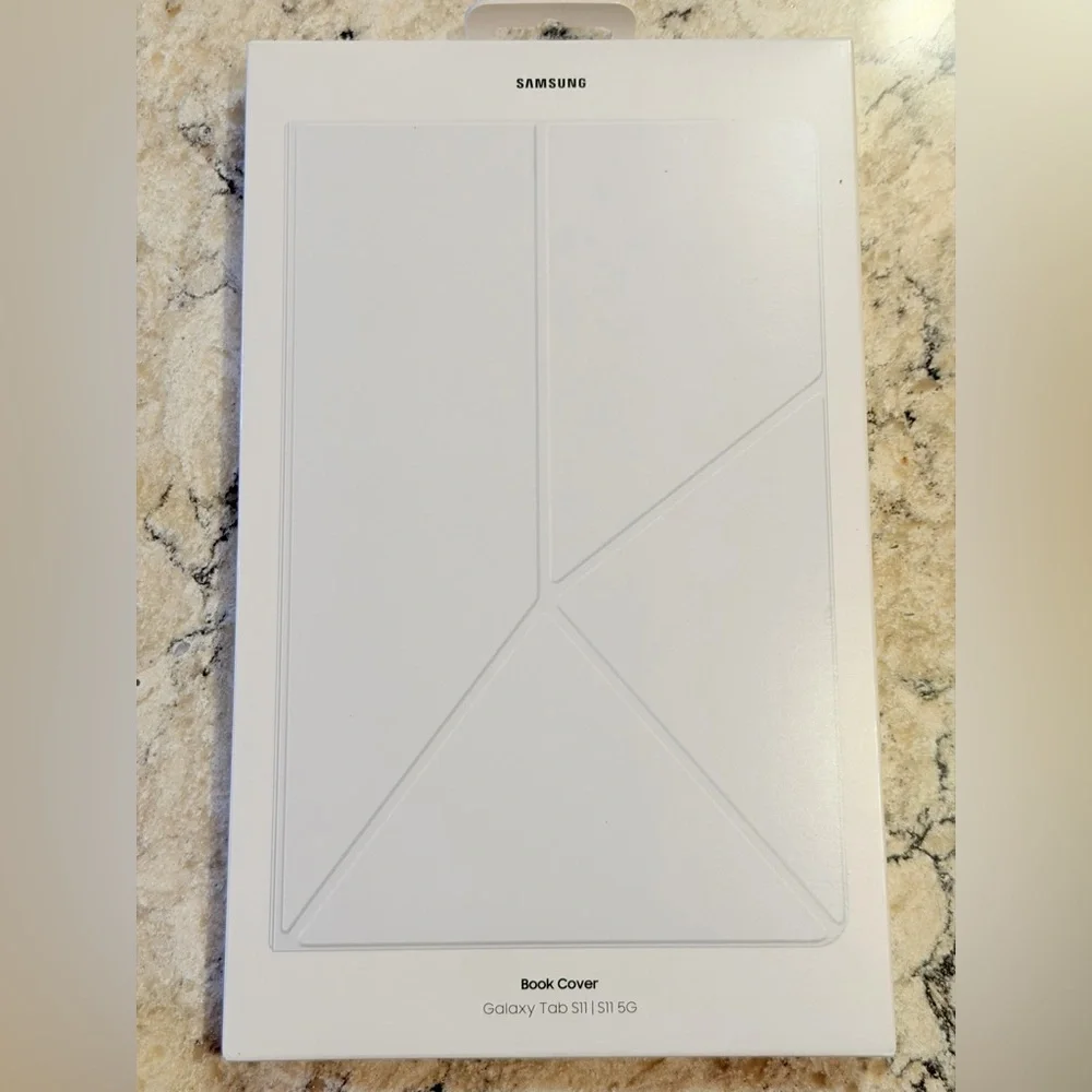 Samsung - Galaxy Tab S11, S11 5G Book Cover - White Model EF-BX730